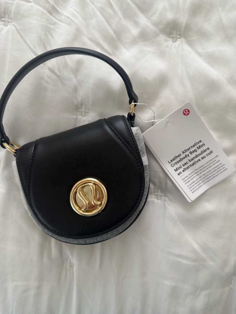 NWT Lululemon Leather Alternative Mini Crossbody Bag